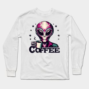 Alien coffee Long Sleeve T-Shirt